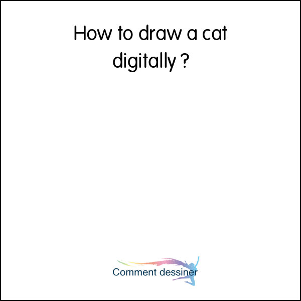 How to draw a cat digitally